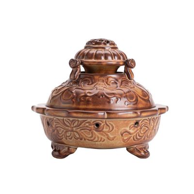 Incense Burner Incense Burner 3 in 1 Ceramic Cone Incense Stick Coil Tower Incense Holder with Lid for Home Decor Yoga SPA Teahouse Meditation Incense Holders