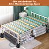 DEDU Bed Risers 3 Inch Heavy Duty 9 Pack, Furniture Risers for Sofas Supports Up to 6600 Lbs, Round Couch Risers for Bed, Couch, Desk or Chair (Black) view 4