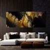 Sense Canvas Marble Modern Luxury Gold 11 Canvas Art - Home Decor Wall Art Print Poster Painting Medium 30x12 / 1.5" view 3