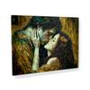 Sense Canvas Pop Art The Kiss Klimt 45 Canvas Art - Home Decor Wall Art Print Poster Painting Small 16x12 / 0.75" view 1