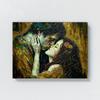 Sense Canvas Pop Art The Kiss Klimt 45 Canvas Art - Home Decor Wall Art Print Poster Painting Small 16x12 / 0.75" view 4