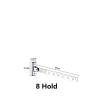 BNNP Drying Rack Stainless Steel Clothes Drying Rack Wall-Mounted Clothes Rack Indoor and Outdoor for Balcony Courtyard Wardrobe Storage Portable Dryer view 2