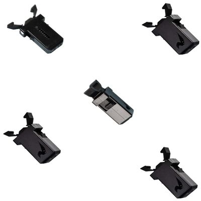 Sooyee Trash Can Plastic Lock, Black, 5pcs