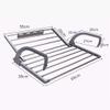 BNNP Drying Rack Balcony Drying Rack Outside The Window Window Sill Drying Rack Folding Drying Rack Hanging Clothes Drying Multi-Function Portable Dryer view 2