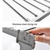 BNNP Drying Rack Balcony Drying Rack Outside The Window Window Sill Drying Rack Folding Drying Rack Hanging Clothes Drying Multi-Function Portable Dryer view 3