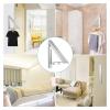 BNNP Drying Rack Stainless Steel Folding Hanger Clothes Rack Wardrobe Storage Mounted Drying Rack Drying Rack Suitable for Balcony Drying Portable Dryer view 4