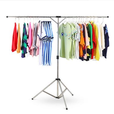 BNNP Drying Rack Clothes Rack Stainless Steel Floor-to-Ceiling Folding Telescopic Clothes Rack Indoor Balcony Lift Simple Clothes Rack Portable Dryer