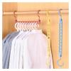 BNNP Drying Rack Household 9-Hole Clothes Drying Rack Multi-Functional Folding Rotary Clothes Rack Suitable for Balcony Wardrobe Storage Portable Dryer ( Color : 1 ) view 3