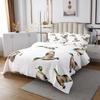 Feelyou Mallard Duck Coverlet Set Hunting and Fishing Bedspread Wild Animal Quilted Coverlet for Boys Girls Kids Wildlife White Quilted King Size with 2 Pillow Case view 3