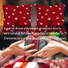 Rwoora 2pcs Valentine's Day Pillow Covers 18x18inch Throw Pillow Cover,Love Decorative Red Cover Set for Wedding Hotel Bed Car view 4