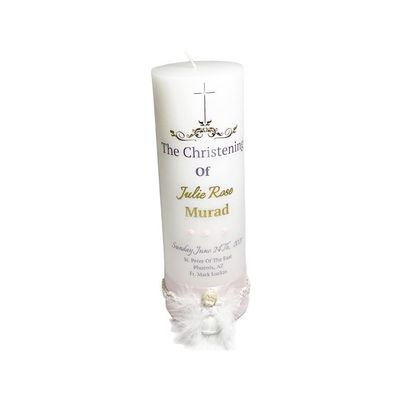 Baptism Candle- Keep a beautiful and special memory with this keepsake candle to always cherish the one you love.