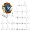 LuluCircle Acrylic Coin Display Stands, 1.4 Inch, 20 Packs,Challenge Coins Holders, Mini Easel Holders, Display Stand for Sports Cards, Casino Chips, Poker Guards, Greeting Cards, Challenge Medallions, AA Coins view 1