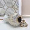 BRULEA Gold Striped Ceramic Ginger Pot Vase, 20x7.87x20 Inches, Easy To Clean, Perfect For Decoration view 4