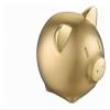 ALDEPO Sculpture Tabletop Gold Pig Statue Brass Feng Shui Pig Sculpture Souvenir Miniature Modern Lucky Animal Figurine Mini Decoration Art Gift view 1