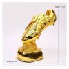 ALDEPO Sculpture Tabletop Figurines Statues Wall Resin Statuette Electroplating Football Gold Trophy Crafts Happy Life view 2