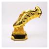 ALDEPO Sculpture Tabletop Figurines Statues Wall Resin Statuette Electroplating Football Gold Trophy Crafts Happy Life view 4