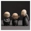ALDEPO Sculpture Tabletop 3 Pcs Buddha Statues Small Monk Club geomantic Decoration Figurines Decor Small Monk Sculpture Craft Ornament view 3