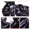 ALDEPO Sculpture Tabletop Chinese Feng Shui PiXiu/PiYao Statues, Black Obsidian Stone Decor Prosperity Figurine Office, Attracting Wealth Good Luck, Eliminate Disaster (Size : APair) view 4