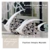 ALDEPO Sculpture Tabletop Statue Figurines Silver Plated Couple Kiss Fish Europe Ceramic Furnishing Articles Living Room Ornament Decoration view 4