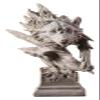 ALDEPO Resin Wolf Head Abstract Sculpture Statue Office Desk Decor Birthday Gift Decoration view 1