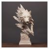 ALDEPO Resin Wolf Head Abstract Sculpture Statue Office Desk Decor Birthday Gift Decoration view 2