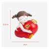 ALDEPO Sculpture Tabletop Creative Statue Figurines Chinese New Year Impressions Spring Festival Fuwa Decorations Chinese Living Room Bedroom Desktop Creative Furnishing Accessories Desktop view 3