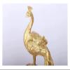 ALDEPO Sculpture Tabletop Decor Statues Decor,Creative Resin Beautiful Gold Peacock Animal Crafted Figurines,Desktop Shelf Crafts Art Dcor Statuettes Indoor Living Room Or Office view 4