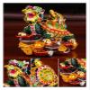 ALDEPO Sculpture Tabletop Fengshui Feng Shui Wealth Prosperity Dragon Turtle Statue Ceramic Crafts Collectibles Office Tabletop Charm Good Lucky Gifts Feng Shui Decor view 2
