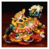 ALDEPO Sculpture Tabletop Fengshui Feng Shui Wealth Prosperity Dragon Turtle Statue Ceramic Crafts Collectibles Office Tabletop Charm Good Lucky Gifts Feng Shui Decor view 4