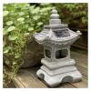 ALDEPO Sculpture Tabletop Figurine Statue Decor Ornament,Outdoor Courtyard Decor Statue Stone Lamp Garden Villa Zen Landscape Ornaments view 2