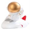 ALDEPO Sculpture Tabletop Desk Decorations Statue,Cartoon Cute Space Astronaut Model Resin Crafts Desk Figurine Office Table Decor view 4