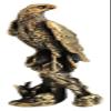 ALDEPO Sculpture Tabletop 3D Mini Eagle Casting Animal Figurine Retro Style Metal Sculpture Room Desktop Collect Gift view 1