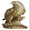 ALDEPO Sculpture Tabletop Decor Art Statue Eagle Statues and Figurines Desk, Animal Sculptures Decor Modern, Office Decorative Gifts Eagles Fans view 1