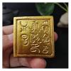 ALDEPO Sculpture Tabletop Fengshui Golden Chinese Dragon Statue Figurines Feng Shui Year Zodiac Dragon Imperial Jade Seal Crafts Statues view 3