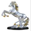 ALDEPO Sculpture Tabletop Decor Standing Horse Resin Statue Decor Horse Statues Horse Resin Statue Desktop Office Decor Desk Bookshelf Wine Cabinet to Attract Luck and Wea view 3