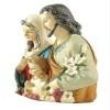 ALDEPO Sculpture Tabletop 4.5" Holy Family Statue Catholic Religious Items Decoration view 2