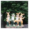 ALDEPO Sculpture Tabletop Office Living Room Decoration Sculptures Statue Figurine Garden Decoration Crafts Gardening Simulation Resin Rabbit Frog Home Garden Animal Frog view 4