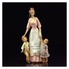 ALDEPO Sculpture Tabletop Family Art Figurines Mother Love Expression Statue, Have an Elegant Realistic Shape, Resin Decorative Figure, Suitable Living Room, Bedroom, Study view 3