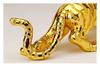 ALDEPO Sculpture Tabletop Decor Statues Decor,Creative Resin Ferocious Gold Tiger Animal Figurines Crafted Sculpture,Desktop Crafts Art Dcor Statuettes Indoor Living Room Office view 4