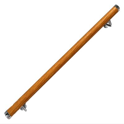 ALDEPO Grab Bars Wooden Handrails for Outdoor/Garden Steps with End Caps, 1M/2M/3M/3.6M/4.5M, Elderly Non-Slip Interior Auxiliary Grab Bar1.5M (Color : 6m)