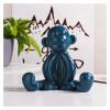 ALDEPO Sculpture Tabletop Cartoon Ceramic Balloon Monkey Decoration Children's Room Fashion Decor Monkey Sculpture Crafts Child Gift view 2