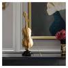 ALDEPO Sculpture Tabletop Desk Decoration Sculpture,Violin Model Decoration Music Figurine Statue Art Sculpture Office Desk Accessorie view 3