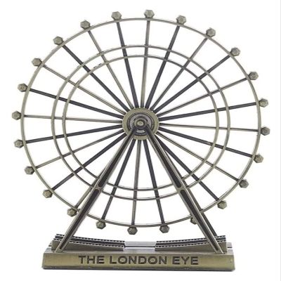 ALDEPO Sculpture Tabletop Family Art Figurines Vintage Metal Ferris Wheel Desk Miniature Model Figurine The Crafts (Color : Christmas Reindeer -Style5)