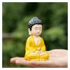 ALDEPO Sculpture Tabletop Sculptures Outdoor Decor Garden,Buddha Statue Ornaments Zen Ceramics Small Tathagata Car Decoration Crafts view 3