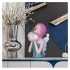 ALDEPO Sculpture Tabletop Desk Decoration Sculpture,Cute Fairy Girl Statue Heart Living Room Wine Cabinet Bedroom Room Decoration view 2
