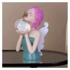 ALDEPO Sculpture Tabletop Desk Decoration Sculpture,Cute Fairy Girl Statue Heart Living Room Wine Cabinet Bedroom Room Decoration view 3