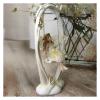 ALDEPO Sculpture Tabletop Family Art Figurines Statue, Swinging Flower Fairy, Resin Figure, Have an Elegant Realistic Shape, Suitable Living Room, Bedroom, Study, Girl's Birthday, Gift view 4