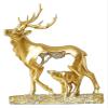 ALDEPO Sculpture Tabletop Unique Statue Sculpture Desk Decorations Statue,Modern Hollow Ornaments Wine Cabinet Animal Deer Statue Office Porch Decoration view 1