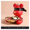 ALDEPO Sculpture Tabletop Statue Sculpture Statue Decor Miniature Cute Little Fresh Blindfolded Bear Candy Storage Figurines view 3