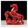 ALDEPO Sculpture Tabletop Sculptures Statue Figurine Ceramic Red Horse Living Room Horse Crafts Gift (Color : Animal Horse) view 3